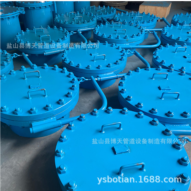 垂直吊盖人孔厂家 博天制造 罐壁用人孔化工标准HG/T21519-2014