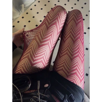Summer Retro Tights (Women) — Lace Fishnet, One Size, Multiple Patterns
