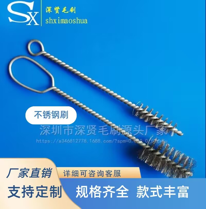 【不锈钢刷】热销工业密封防尘不锈钢刷厂家批发除锈螺纹不锈钢刷