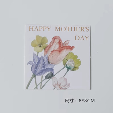 Día de la diosa de la mujer red pastel horneado decoración de mano claveles taza de barril transparente bolsa de mousse embalaje