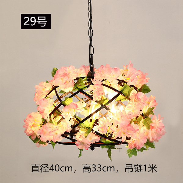 Lámpara Colgante Industrial para Plantas de Hierro Decorativa para Restaurante Bar y Cafetería