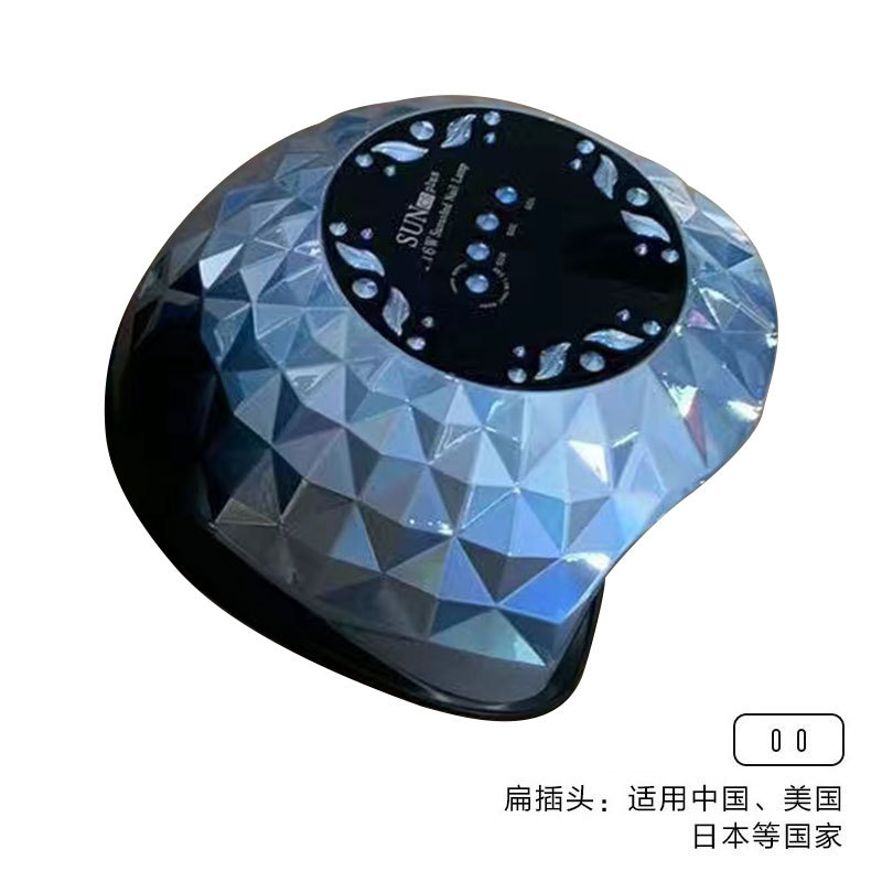 Lámpara de uñas de alta potencia Amazon de 216W, lámpara de fototerapia para uñas, secado rápido, lámpara de curado de gel para uñas de salón, lámpara de curado de esmalte de uñas, transfronteriza
