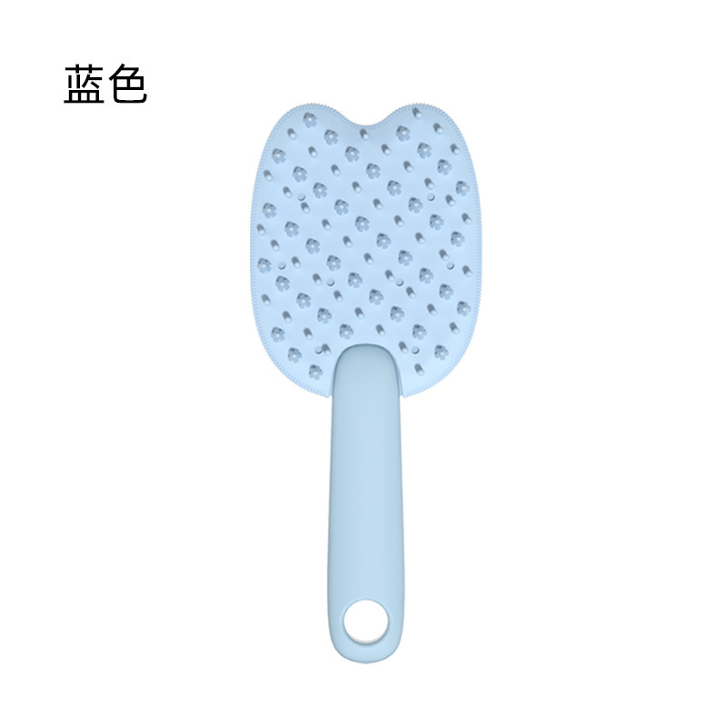 Nuevo pein de masaje de helado para mascotas cepillo de pelo raspador de pelo flotante para gatos peine de doble cara para limpiar mascotas