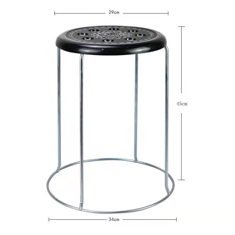 Sillas taburetes de metal taburetes redondos para el hogar taburetes de comedor gruesos de acero sala de estar para el hogar parrilla gran estante de envío gratuito