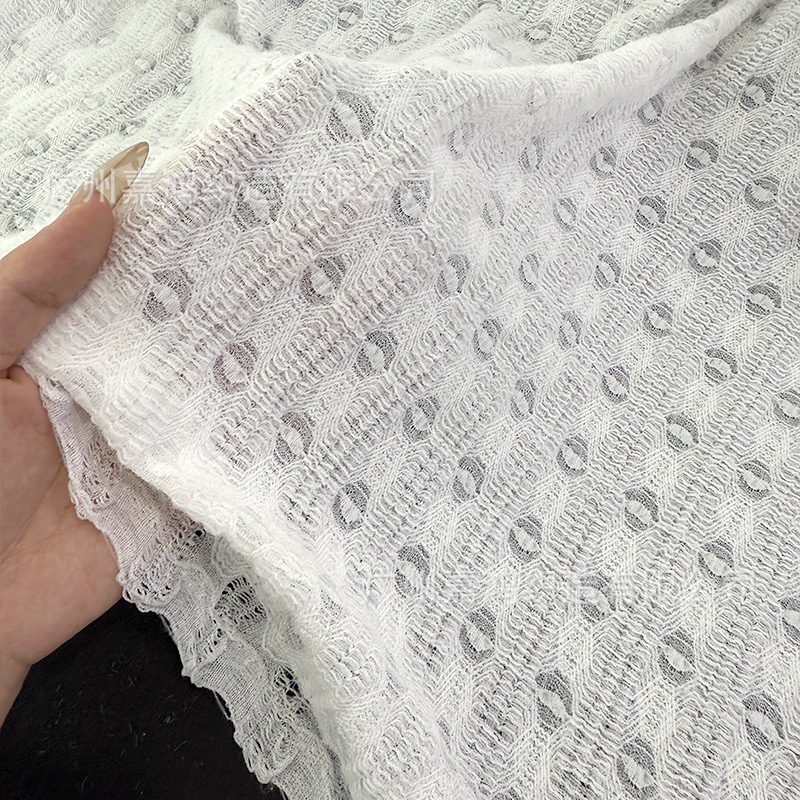 Explosión pluma hilo tela de encaje terruqueo más tela de encaje de terruqueo calentamiento base chaqueta de encaje fabricantes en stock