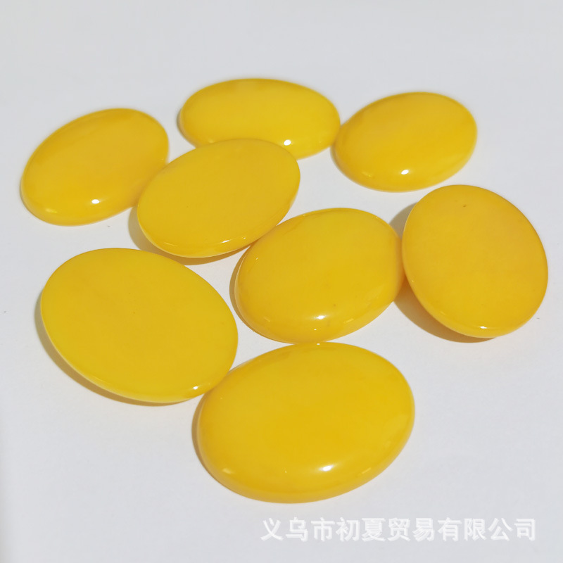 速売通爆金30x40mm天然石戒面石パッチdiyビーズ部品卸売り