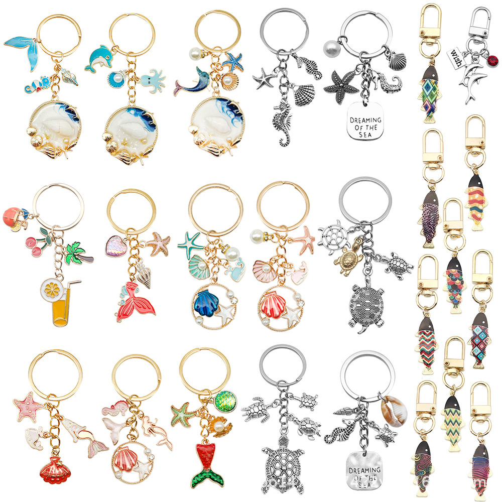 11g Weight 1 Piece 1 Set Bag Cherry Car Keychain Zinc Alloy Shell Unisex Elegant Keychain