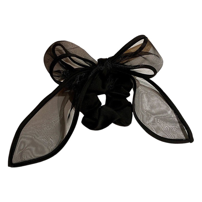 Negro arco clip de alta calidad exquisita todo-fósforo cinta horquilla hembra espalda tiburón clip tocado al por mayor