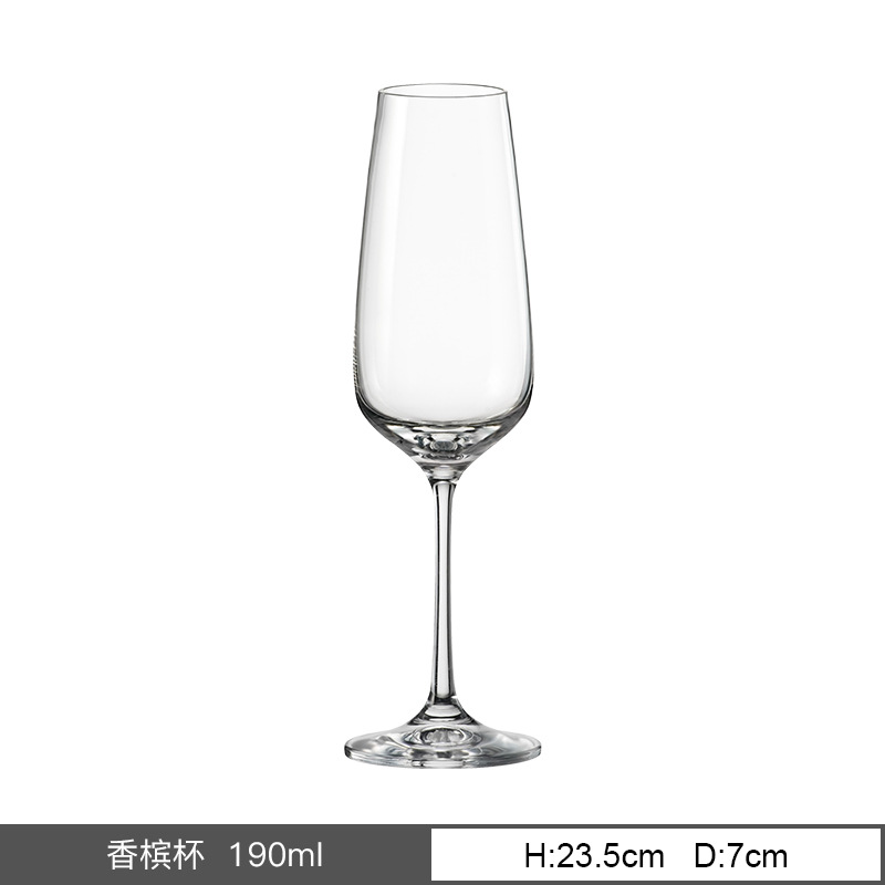 Copas de vino tinto importadas de República Checa, copas de cristal sin plomo, juego de alta gama para el hogar, combinación de decantador de vino, regalo de negocios