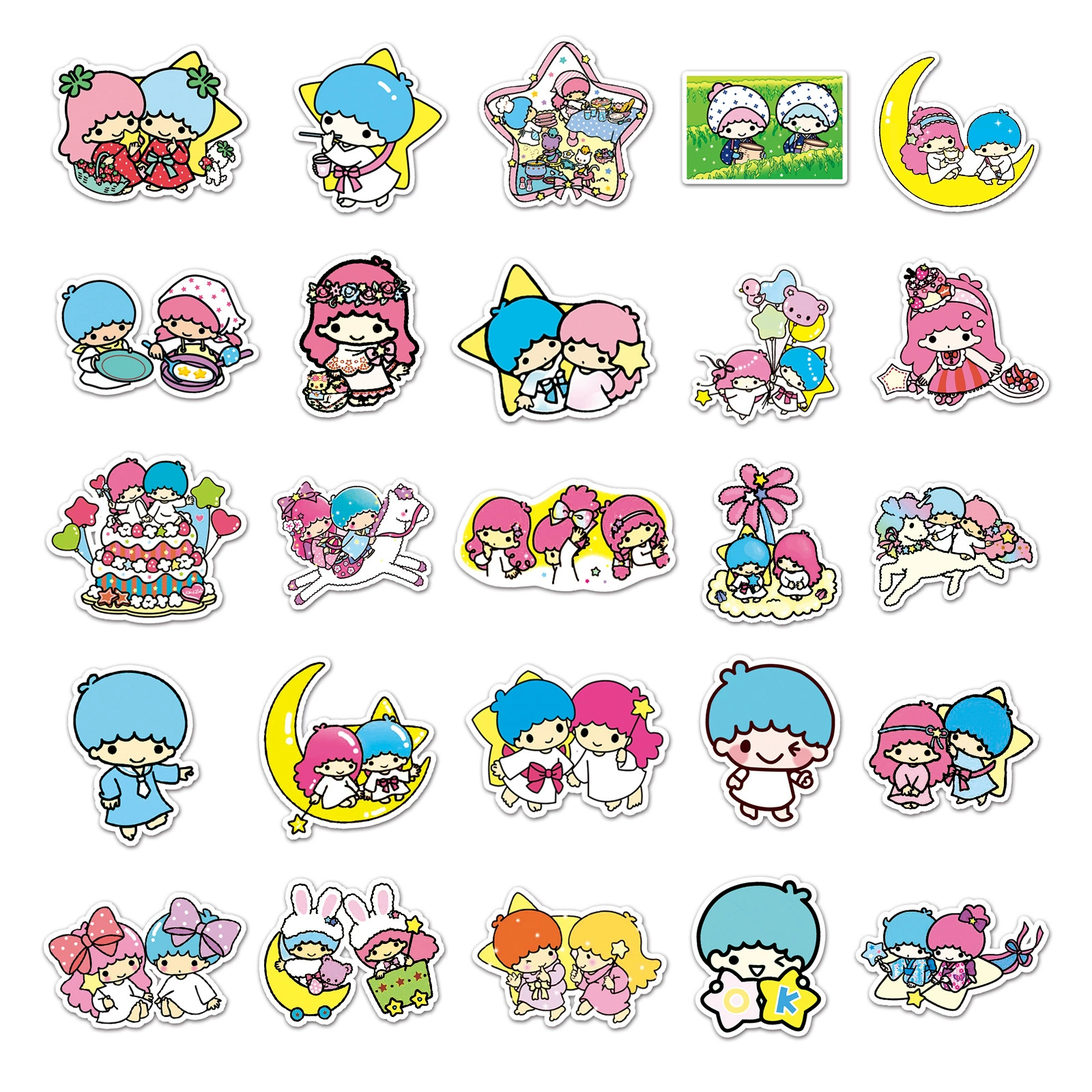 Sanrio, мультяшный чемодан, блокнот, пенал, украшения, наклейка, граффити