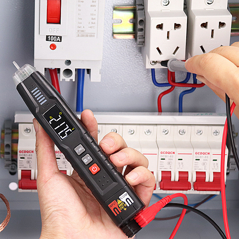 HT122笔形万用表全自动电工专用高精度万能表便携式自动量程电表