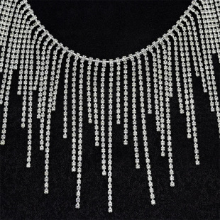 Waist Chain Claw Code Chain Flower Chain Accessories Diamond Chain Chain Tassel Strip Accessories Chain Fancy Rhinestone Rhinestone Chain Welding Clothing