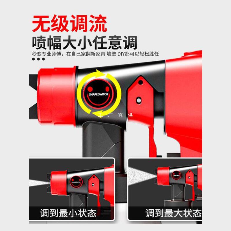 有線電気塗装ガン220v小型ラテックス塗料塗装機家庭用ハイパワー高霧化スプレーガン|undefined