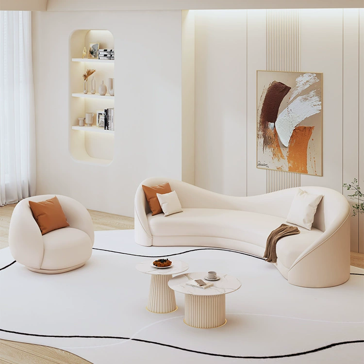 Крем-ветер французский тканый диван гостиная офис повседневный диван салон красоты салон отдыха небольшой диван