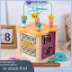 Children's Wooden Multi-functional Four-sided Bead Game Treasure Box Baby Shape Matching Early Education Educational Toys