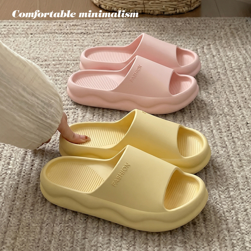 26 New Summer Style Cushioning Slippers for Women, Anti-Slip, Anti-Odor, Quality Thick-Soled Air-Rebound Home Slippers for Men