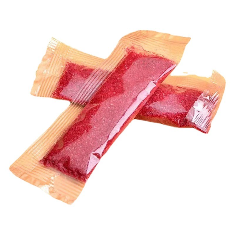 Оптовая продажа от производителя Yiwu Senshe: имитация красного песка (циннабар) в мешках, аксессуары для брелоков, гранулы красного песка, мелкий порошок красного песка для рукоделия