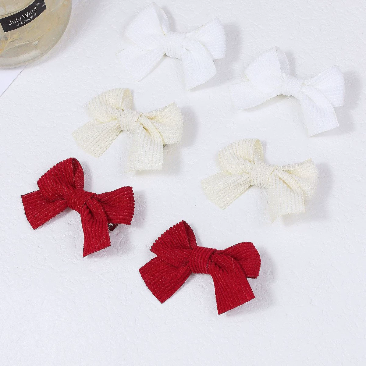 Новый полосатый минималистский головной убор Йорк летняя камальцис собачий аксессуар для волос West Highland сплошной пояс заколки для волос