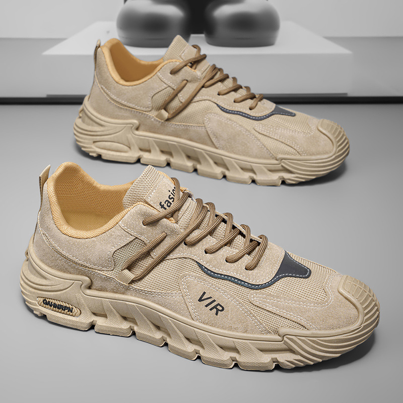 2026 nuevos zapatos de tablero al aire libre de primavera, zapatos de moda resistentes al desgaste y transpirables, ropa de trabajo estudiantil de moda y ocio, zapatos masculinos