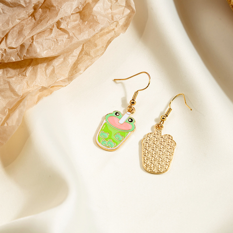 1 Pair Quantity Shopping Occasion Cartoon Style Animal Flower Alloy Plating Women's Drop Earrings