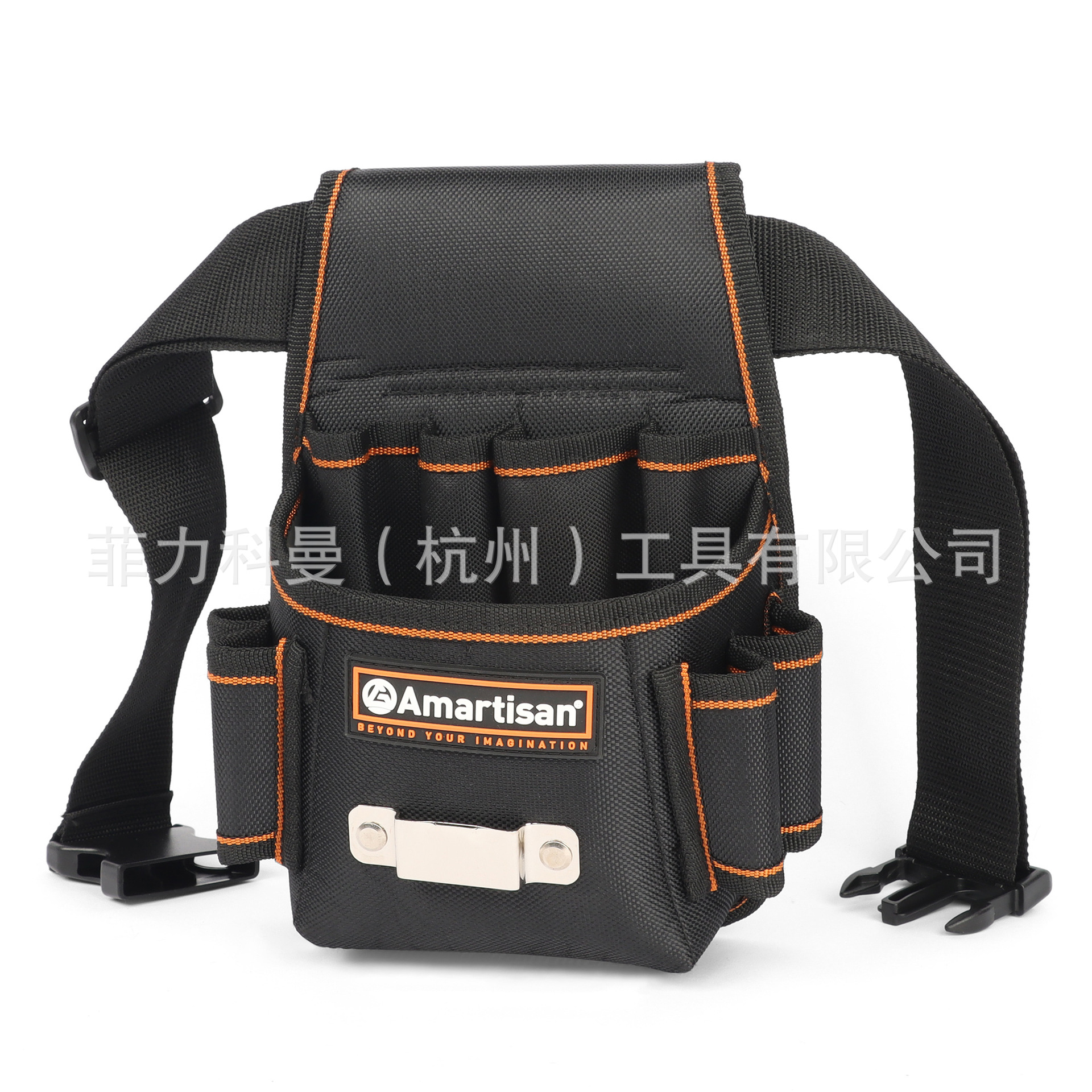 Riñonera de herramientas multifunción, acabado de herramientas multibolsillo duradero, almacenamiento portátil, fácil mantenimiento