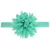 Children's ultrasonic hair accessory, shiffon cloth, elastic headband, European style, flowered, wholesale