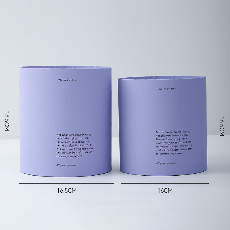 Cubo clásico de tres abrazos cubo redondo embalaje cubo arreglo de flores cubo floral DIY espejo de plata caja de flores