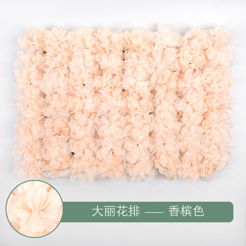 Muro de Flores de Hortensia para Decoración de Bodas, Arreglo Floral, Fondo de Pantalla, Alfombra de Pared, Arreglo Floral Artificial, Muro de Flores Famoso en Internet, Decoración de Bodas al por Mayor