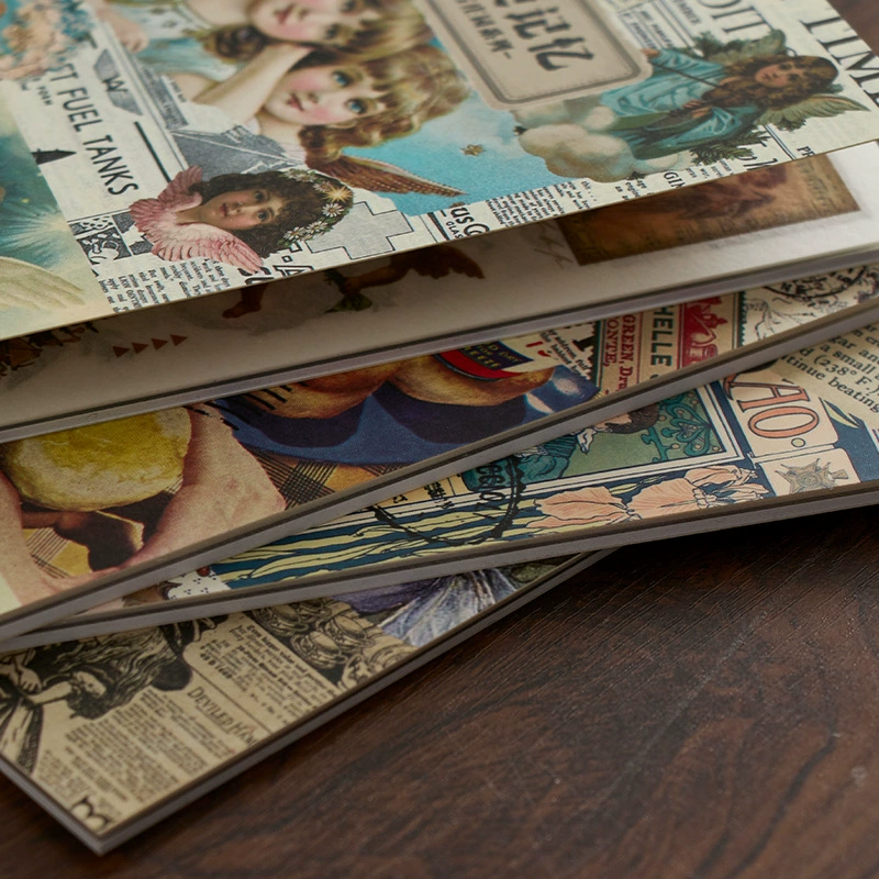 Набор наклеек Retro Sticker Pack Yanyou Manor Series, винтажная бумажная эпhemera, 6 дизайнов для DIY декора