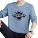 Autumn New Long-sleeved T-shirt Men's Trendy Ruffian Handsome All-match Casual T-shirt Young Student Printed Base Shirt T-shirt