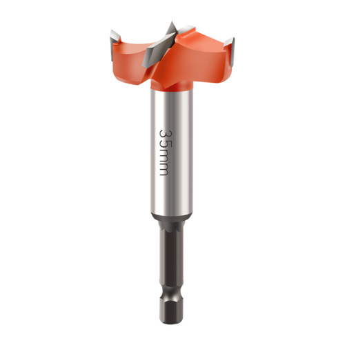 Hexagonal handle extended woodworking hole opener drill bit for drilling durable keyhole hinge 35 wooden boards 25 hole expander 30