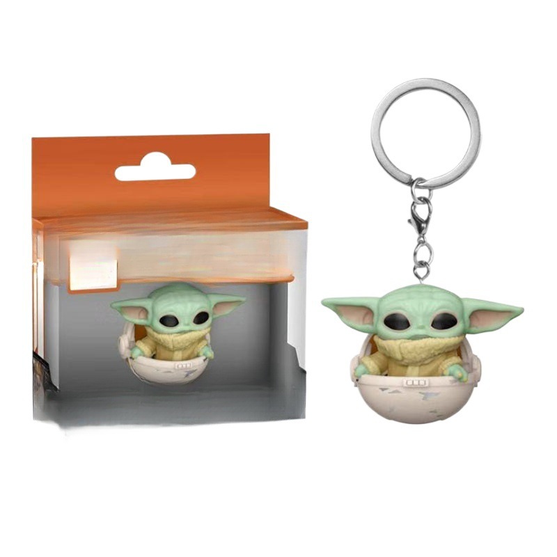 Star Wars Perimeter Mandalorian Boba Keychain Stormtrooper Vader Hecho a mano Keychain Colgar