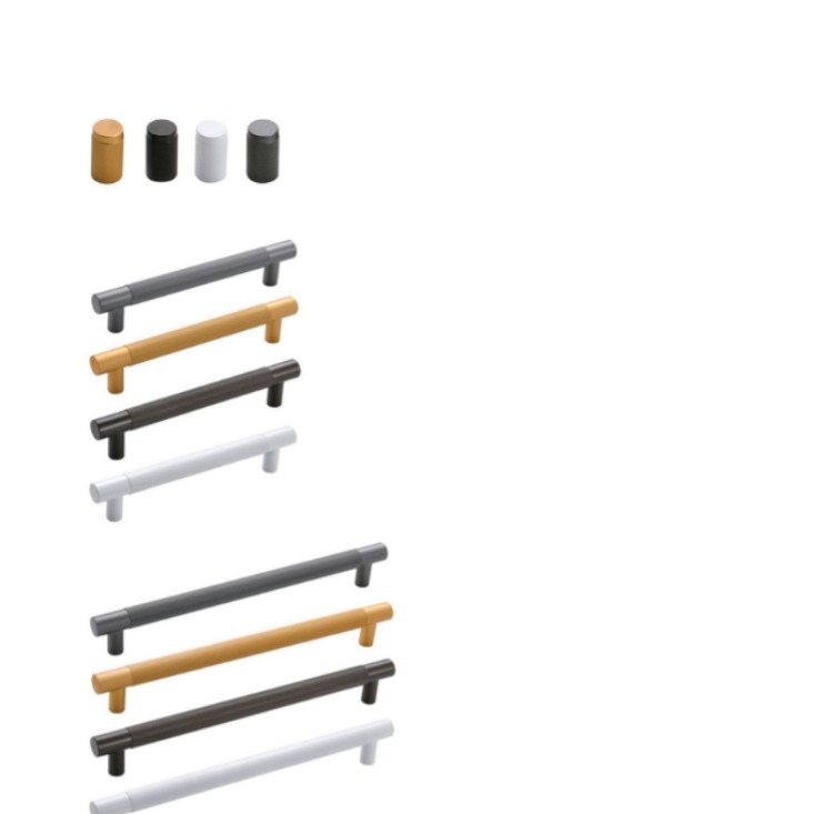 Ligero y lujoso knurled armario mango de armario puerta de armario mango de cajón estilo europeo y americano armario moderno mango largo de alta calidad