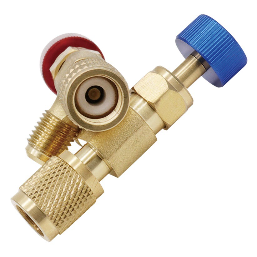 Предохранительный клапан подачи кондиционера R22 ручной предохранительный клапан для заправки хладагента без фтора для кондиционирования воздуха ручной предохранительный клапан с добавлением фтора