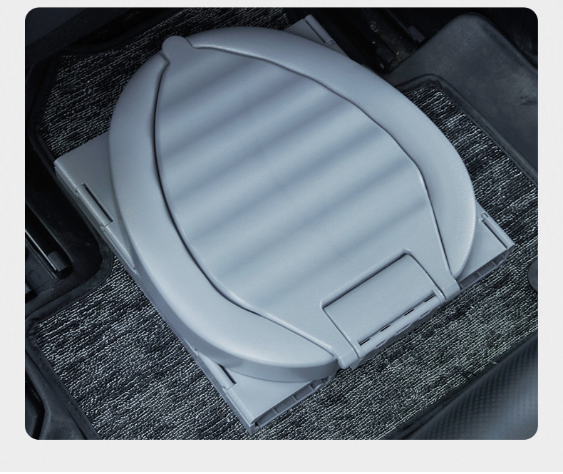M1 Ergonomic Folding Toilet for Outdoor Use, Car-Mounted Toilet for Camping, Road Trips, Elderly, Portable Camping Toilet