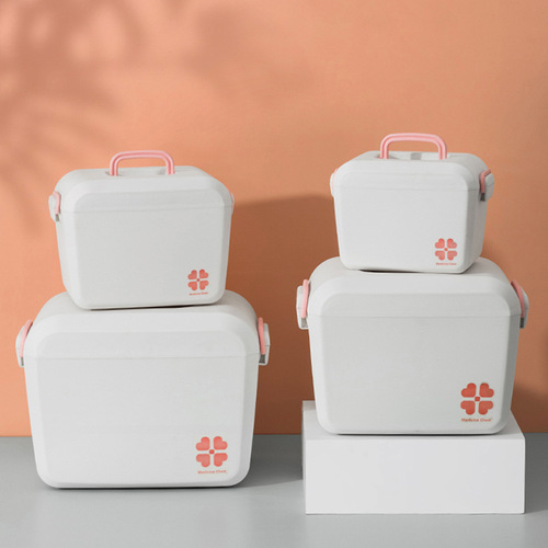 Family epidemic prevention small medicine box children's first aid medical box large size medication storage box baby medicine medical box for home use