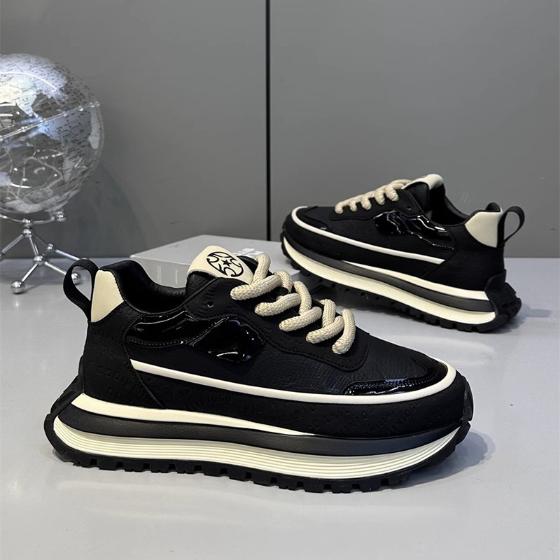 All-match Explosive Men's Shoes Dry Breathable Lightweight Casual Shoes Autumn Thick-soled High Elastic Wear-resistant Sports Soft-soled Running Shoes All-match Explosive Men's Shoes Dry Breathable Lightweight Casual Shoes Autumn Thick-soled High Elastic Wear-resistant Sports Soft-soled Running Shoes