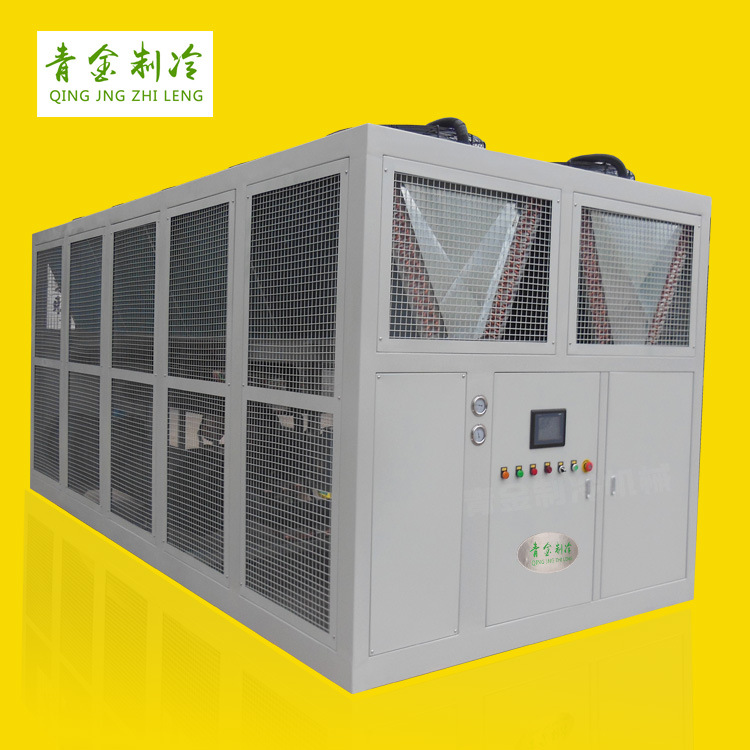 风冷式乙二醇低温螺杆冷水机 70HP空调螺杆冷水机 塑胶模具冷水机