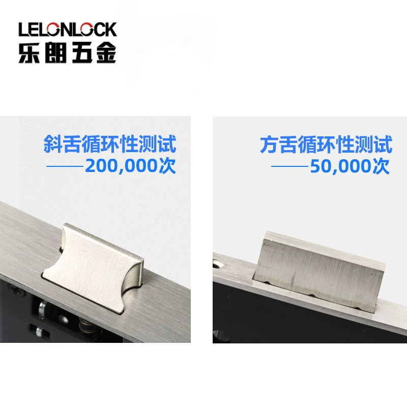 Cerradura antirrobo estándar europeo personalizada 85 cerradura triangular cerradura de madera interior cerradura mecánica de acero