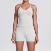Vest, beige set