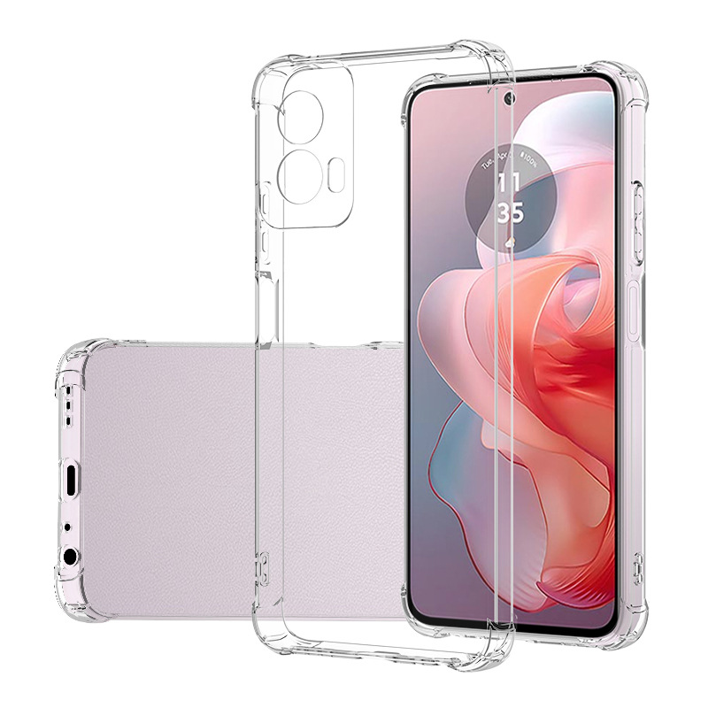 Motorola Moto G37Power Transparent Anti-Fall Phone Case Factory G47 Thickened G77 Anti-Fall Protective Cover