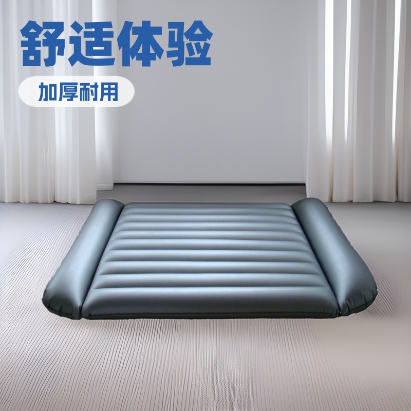 Japanese-Style Double Pillow Water Mattress, Double Mattress for Sauna and Bath, Inflatable Water-Air Dual-Use, Cloud-Like Feel, Inflatable