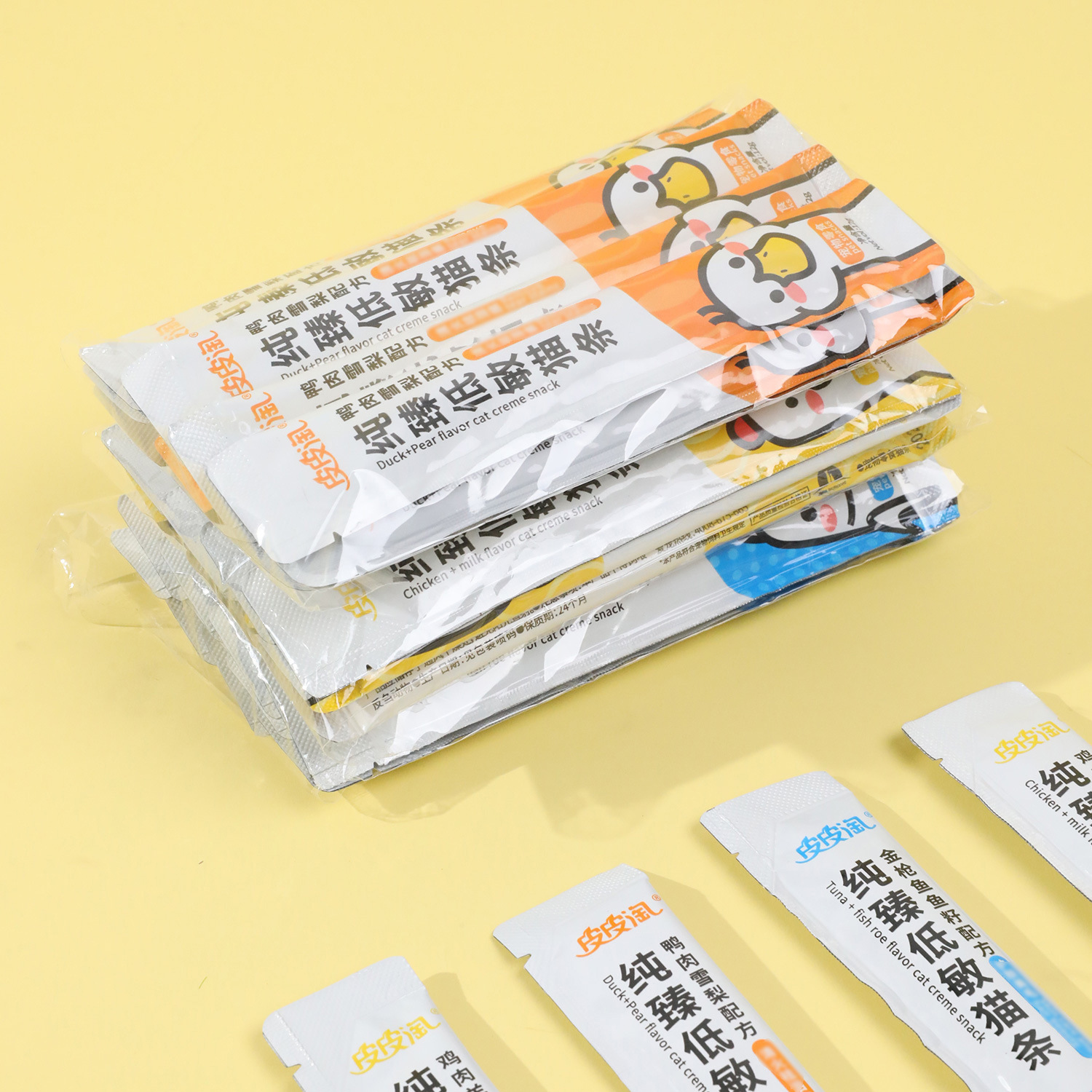 Aperitivos para gatos Atún, gato, alimento húmedo, carne, gatito, piel, Tao, serie pura, tira de gato hipoalergénica, tira de gato, suministros para mascotas