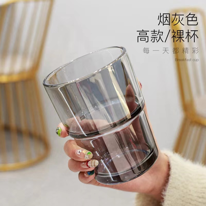ins taza de bambú taza de bebida taza de café taza de paja de bebida doble taza de oficina taza de regalo de alta temperatura ins viento