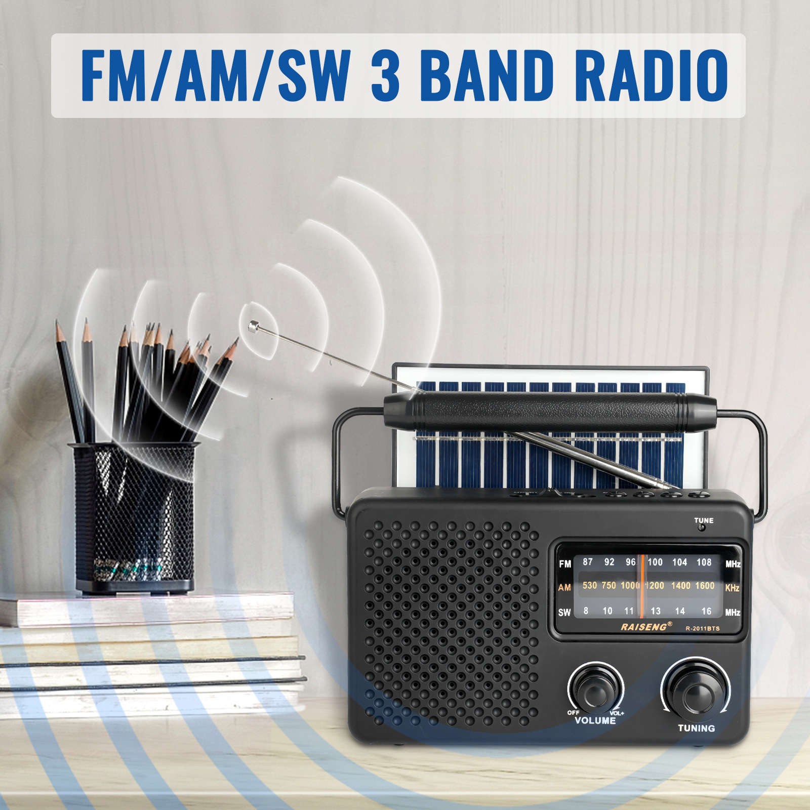 Fuente de suministro Música multibanda R-2011BTS Audio al por mayor Tarjeta Bluetooth Radio