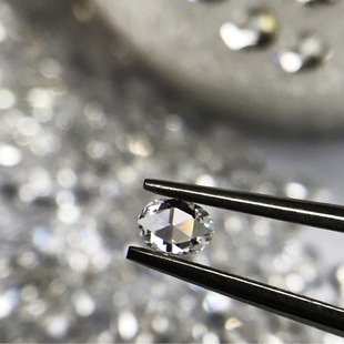 Oval 5A Gem Bare Stone Accessories Inlaid with White Flat Bottom Rose Cut Cubic Zirconia Factory Supply