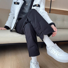 轻薄羽绒裤女款高端女冬季外穿2025时尚防水保暖防风抗寒棉裤E348