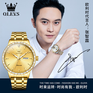 2025 New Oris Brand Watch Fully Automatic Mechanical Watch Men's Dual Calendar Gold Men's Watch Men's