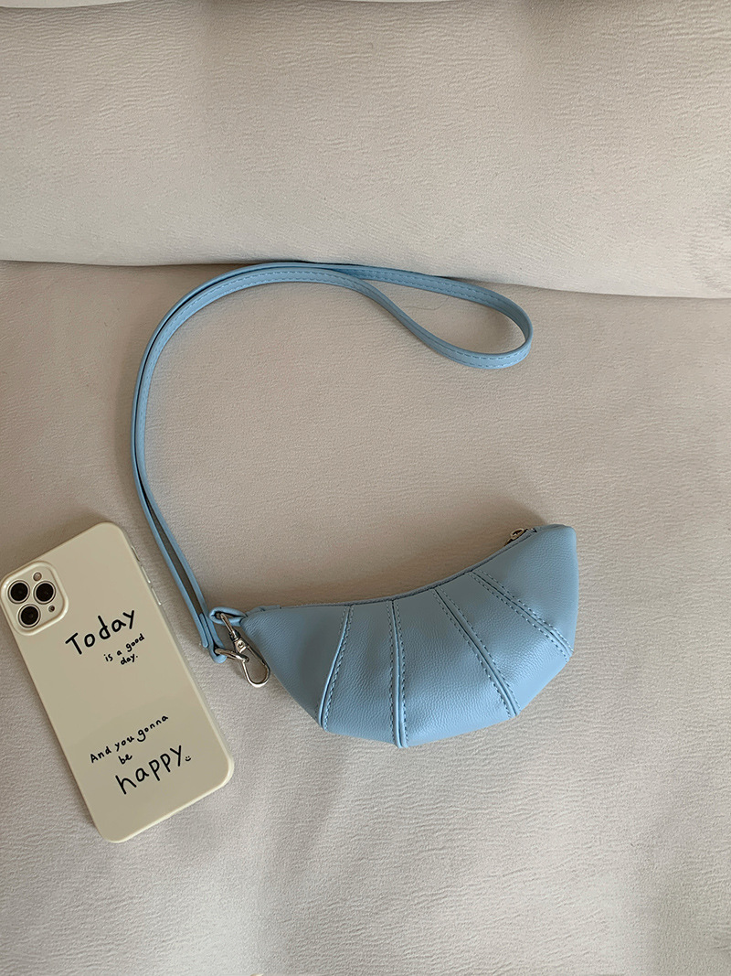 Portafoglio appeso al collo Zero con design carino a forma di corno di mucca e piccola mini borsa a tracolla concava per rossetto e auricolari_voghion.com