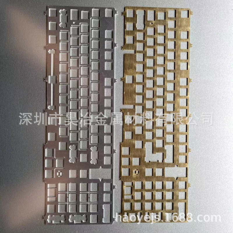 DIY 客制化机械键盘定位板 60% GK64 GK61 GH60 CNC 阳极氧化加工